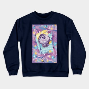 Hedgehog Naptime Crewneck Sweatshirt